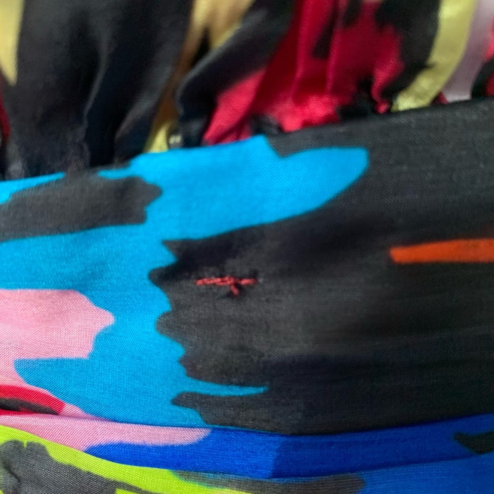 Multicolor Fit and Flare Dress - Picture 8 of 9
